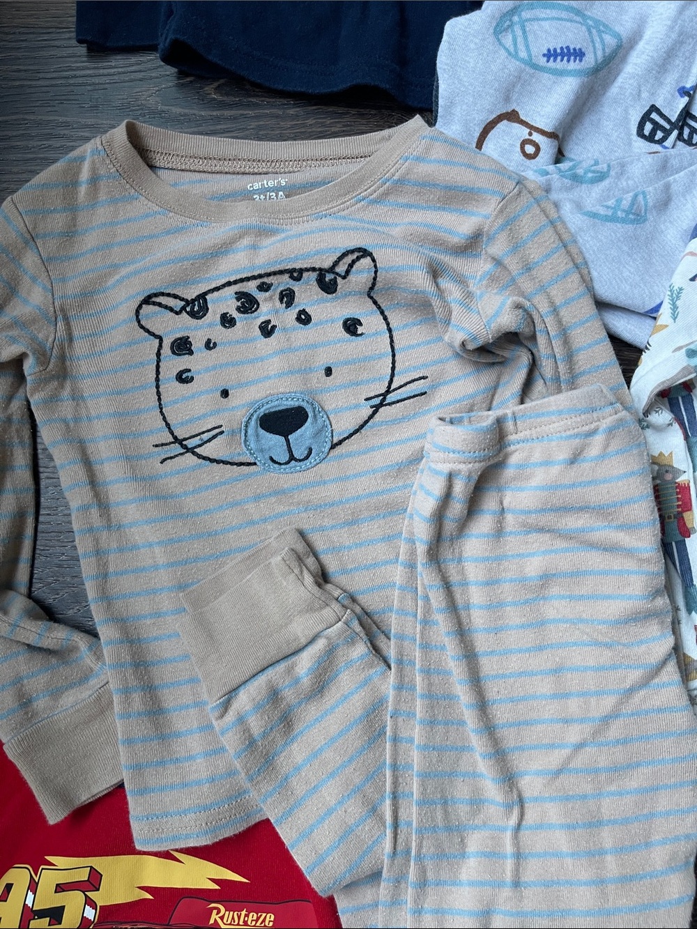 Toddler Boys Kids Pajama Set size 3T pajama bundle - Picture 6 of 14